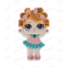 Babydoll LOL Dolls Surprise Fill Embroidery Design